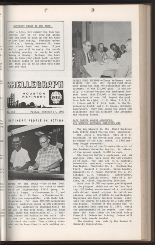 Shellegraph, No. 260, October 27, 1967