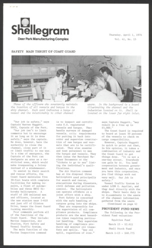 Shellegram, Vol. 41, No. 15, April 1, 1976