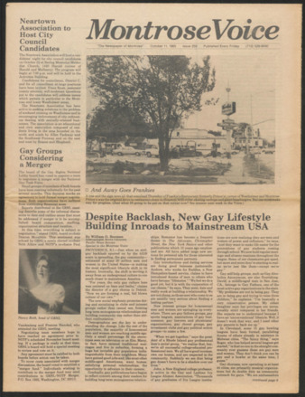 Montrose Voice, No. 259, October 11, 1985