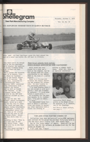 Shellegram, Vol. 40, No. [38], October 2, 1975