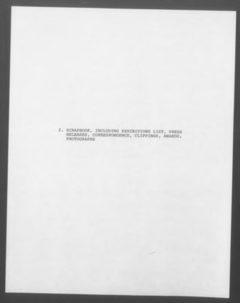 Inez G. Cipriani Scrapbook