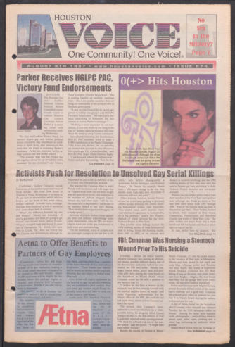 Houston Voice, No. 875, August 1, 1997