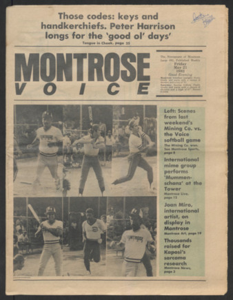 Montrose Voice, No. 82, May 21, 1982
