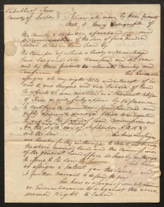 Probate court document