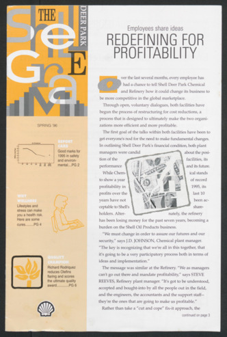 The Shellegram, Spring 1996