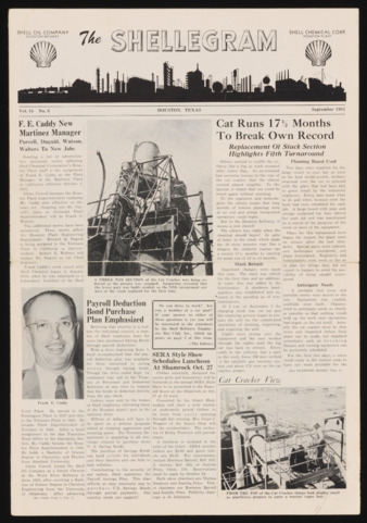 The Shellegram, Vol. 16, No. 9, September 1951