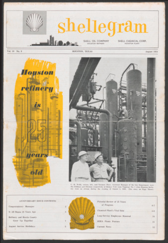 Shellegram, Vol. 19, No. 8, August 1954