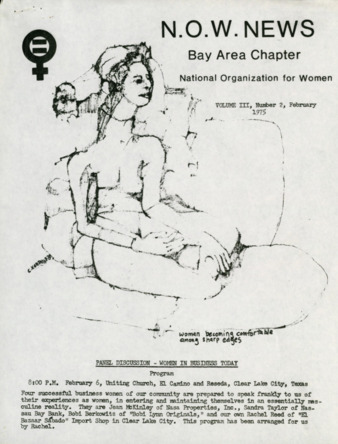 NOW News Bay Area Chapter, Vol. 3, No. 2, February 1975