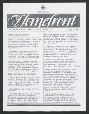 Homefront, June 18, 1984