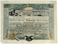 "Crossing the Line" certificate for W. M. Slough