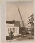 Construction of the blue wing of the M.D. Anderson Library