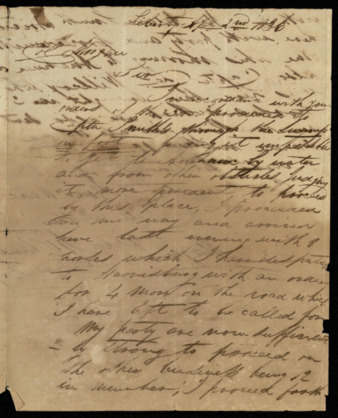 Letter from Edward H. Stanley to Col. James P. Morgan