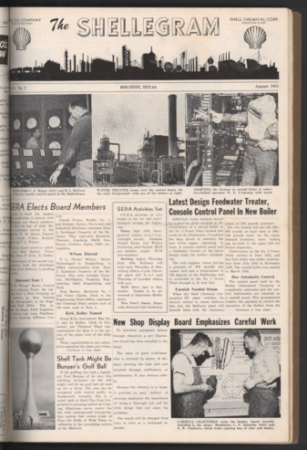 The Shellegram, Vol. 18, No. 7, August 1953