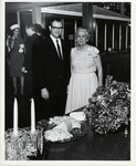 Edward G. Holley and a woman at an event