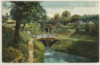 Old Mill and Pond in Sam Houston Park, Houston, Texas