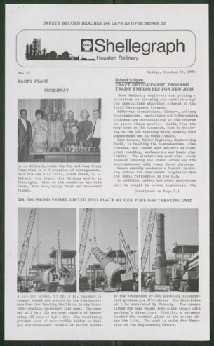 Shellegraph, No. 42, October 23, 1970