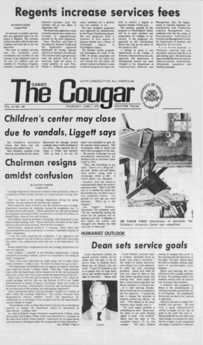 The Summer Cougar. Vol. 39, No. 108, June 7, 1973.