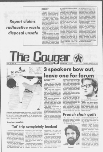 The Daily Cougar. Vol. 44, No. 20,. September 29, 1977.