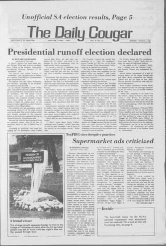 The Daily Cougar. Vol. 46, No. [103], March 3, 1980.