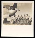 Marines connect PBJ-1H to a tractor