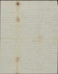 Letter from Mary Jones to Cromwell Anson Jones, 1877 October 8