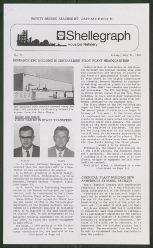Shellegraph, No. 31, July 31, 1970