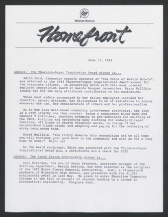 Homefront, June 17, 1983