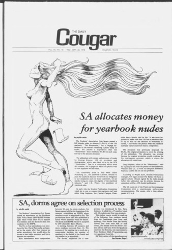 The Daily Cougar. Vol. 45, No. 18, September 20, 1978.