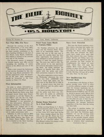 The Blue Bonnet, Vol. 4, No. 26, June 26, 1937