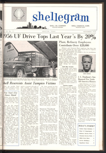 Shellegram, Vol. 20, No. 11, November 1955