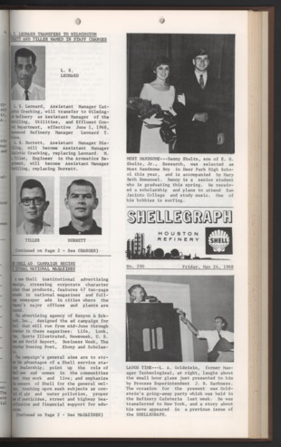 Shellegraph, No. 290, May 24, 1968