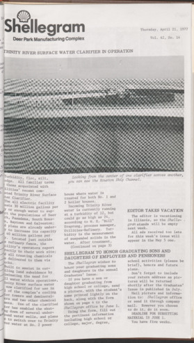 Shellegram, Vol. 42, No. 14, April 21, 1977