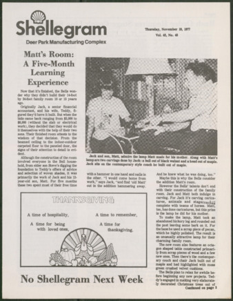 Shellegram, Vol. 42, No. 43, November [17], 1977