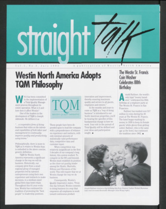 Straight Talk, Vol. 1, No. 3, July 1992