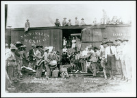 Leonor Villegas de Magnón sitting in the train