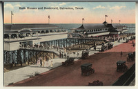 Bath Houses and Boulevard, Galveston, Texas