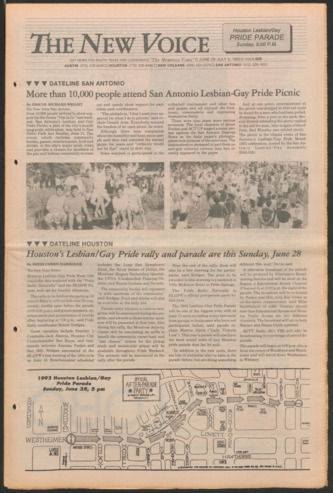 The New Voice, No. 609, June 26-July 2, 1992