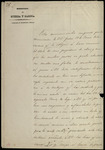 Letter from Mariano Arista to Vicente Filísola, 1849 July 3