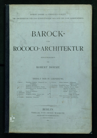 Barock- und Rococo- Architektur, Volume 1, Part 4