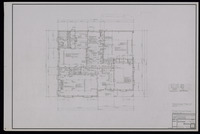 Job 78-12, 5524 Woodway, Sheet 2: First floor plan