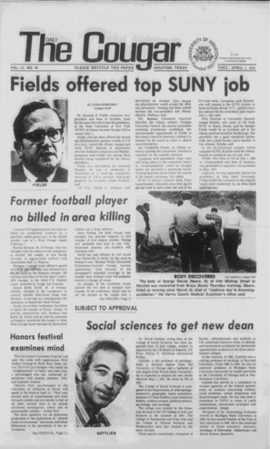 The Daily Cougar. Vol. 41, No. 90, April 1, 1975.