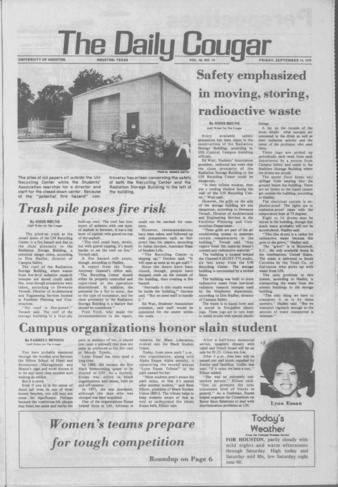 The Daily Cougar. Vol. 46, No. 14, September 14, 1979.