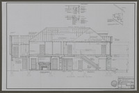 Job 88-34, 4061 Stanford Ave., Sheet 8: Building section and details