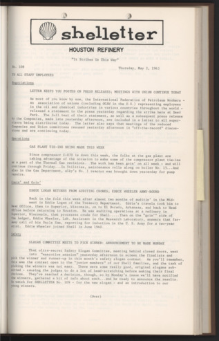 Shelletter, No. 108, May 2, 1963