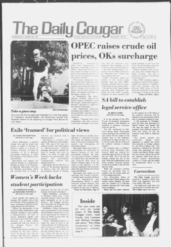 The Daily Cougar. Vol. 45, No. 115, March 28, 1979.