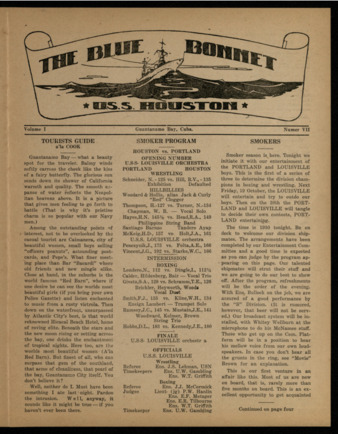 The Blue Bonnet, Vol. 1, No. 7, October 13, 1934