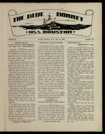 The Blue Bonnet, Vol. 2, No. 40, October 12, 1935