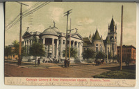 Carnegie Library and First Presbyterian Church, Houston, Texas (1907)