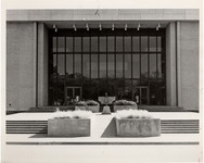 Main entrance of the Cullen College of Engineering Building