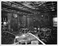 Extinguishing a fire at the Ezekiel Cullen Building (interior)
